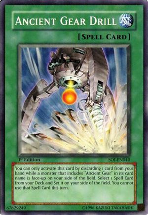 Ancient Gear Drill (SOI-EN040) - Shadow of Infinity Unlimited