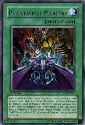 Phantasmal Martyrs (SOI-EN041) - Shadow of Infinity Unlimited