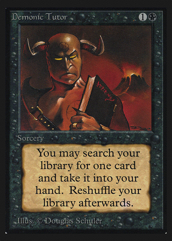 Demonic Tutor (CE) (CED-) - Collectors' Edition