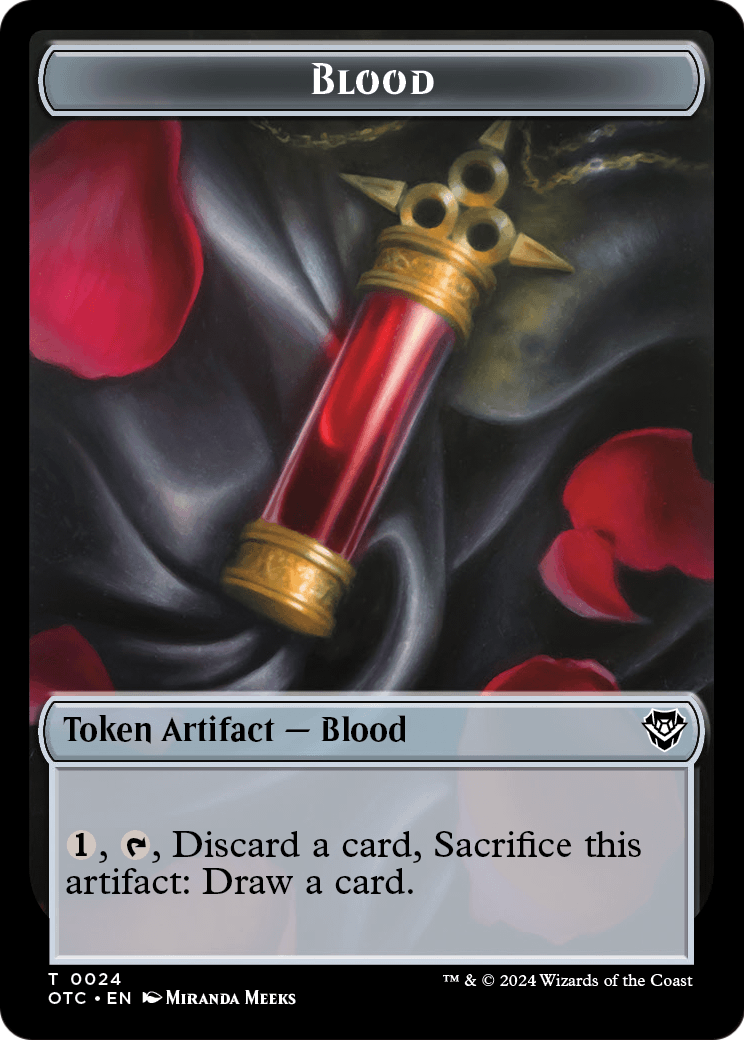 Blood (TOTC-024) - Outlaws of Thunder Junction Commander Tokens