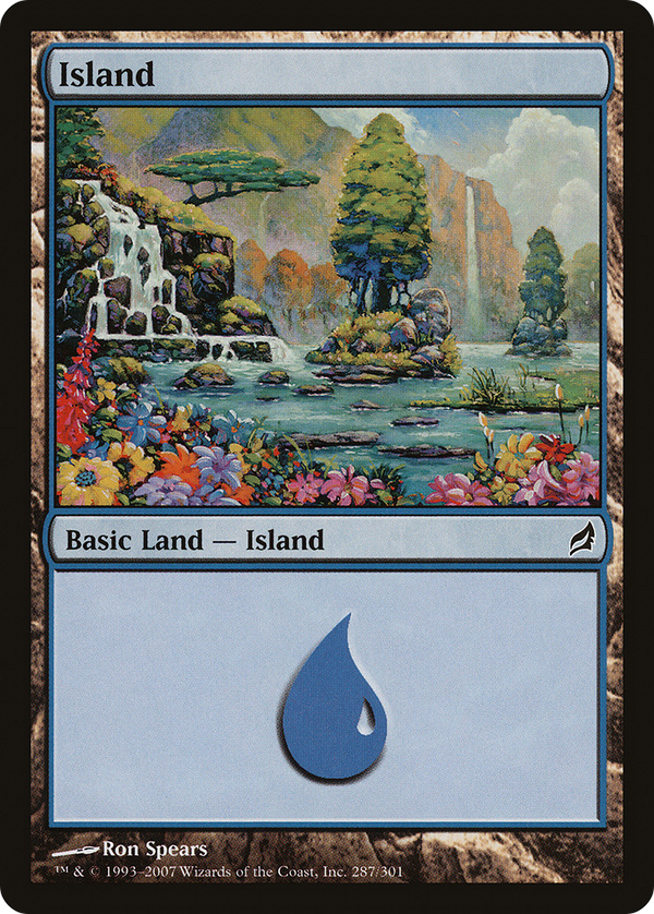 Island (287) (LRW-287) - Lorwyn Foil