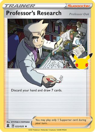 Professor's Research 023 - Holofoil Celebrations - Holo Rare
