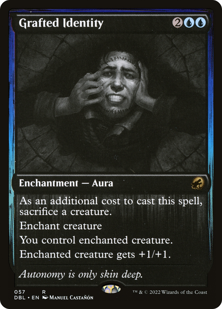 Grafted Identity (DBL-057) - Innistrad: Double Feature Foil