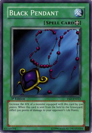 Black Pendant (YSD-EN021) - Starter Deck 2006 1st Edition