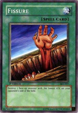 Fissure (SKE-027) - Starter Deck: Kaiba Evolution 1st Edition