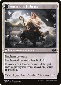 Kindly Ancestor (VOW-022) - Innistrad: Crimson Vow: (Double Faced Transform)