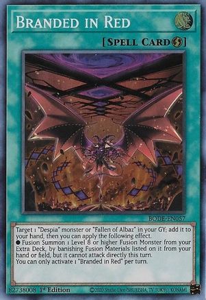 Branded in Red (BODE-EN057) - Burst of Destiny 1st Edition