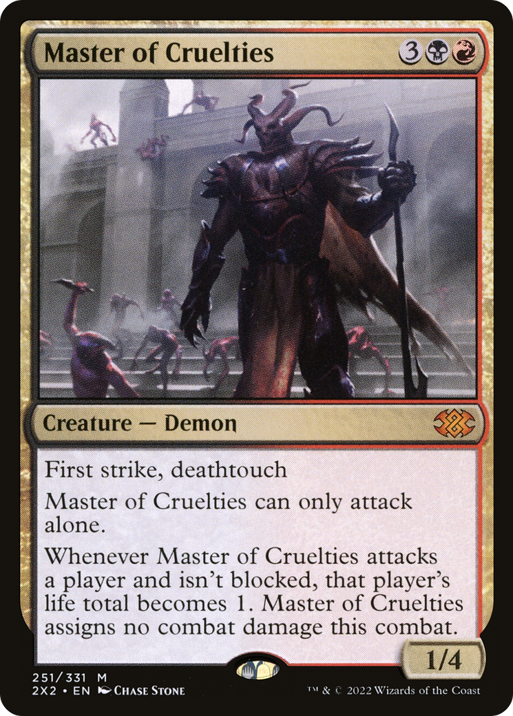 Master of Cruelties (2X2-251) - Double Masters 2022 Foil
