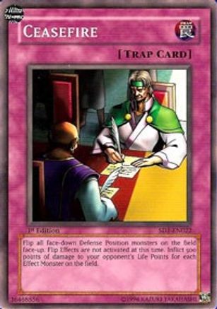 Ceasefire (SD1-EN022) - Structure Deck: Dragon's Roar Unlimited
