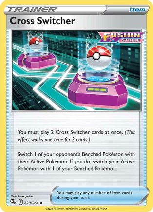Cross Switcher 230 SWSH08 Fusion Strike - Uncommon
