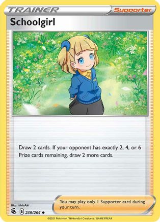 Schoolgirl 239 SWSH08 Fusion Strike - Uncommon