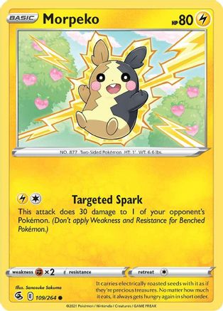Morpeko (109) (109) 109 SWSH08 Fusion Strike - Common