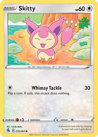 Skitty 210 SWSH08 Fusion Strike - Common