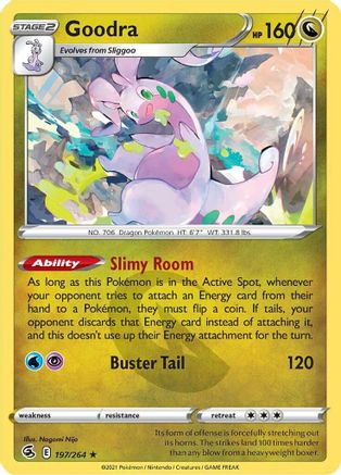 Goodra 197 SWSH08 Fusion Strike - Rare