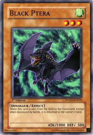 Black Ptera (POTD-EN018) - Power of the Duelist 1st Edition