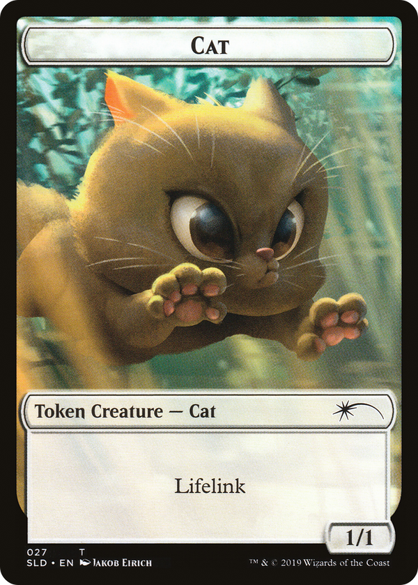 Cat (027) // Cat (028) Double-sided Token (SLD-27 // 28) - Secret Lair Drop