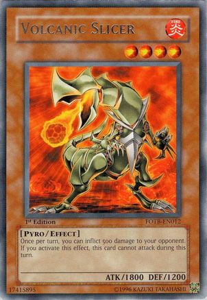 Volcanic Slicer (FOTB-EN012) - Force of the Breaker 1st Edition