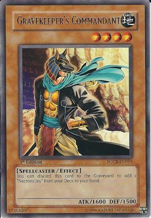 Gravekeeper's Commandant (FOTB-EN015) - Force of the Breaker 1st Edition