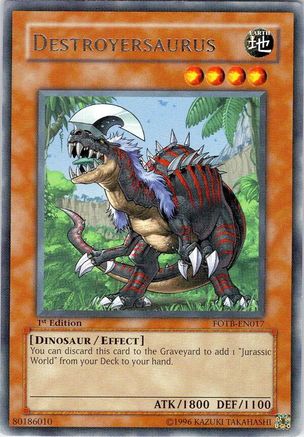 Destroyersaurus (FOTB-EN017) - Force of the Breaker Unlimited