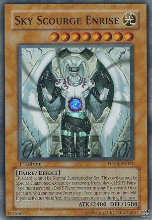 Sky Scourge Enrise (FOTB-EN021) - Force of the Breaker 1st Edition