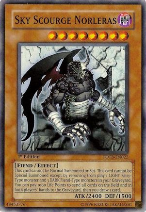 Sky Scourge Norleras (FOTB-EN022) - Force of the Breaker Unlimited