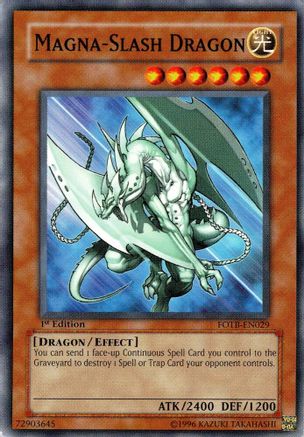 Magna-Slash Dragon (FOTB-EN029) - Force of the Breaker 1st Edition