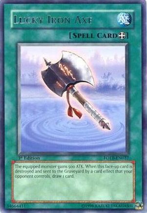 Lucky Iron Axe (FOTB-EN037) - Force of the Breaker 1st Edition