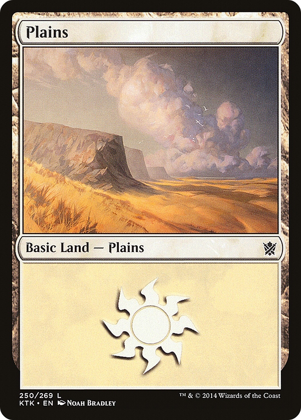 Plains (250) (KTK-250) - Khans of Tarkir Foil