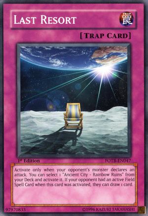 Last Resort (FOTB-EN047) - Force of the Breaker 1st Edition