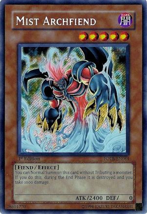Mist Archfiend (FOTB-EN064) - Force of the Breaker Unlimited