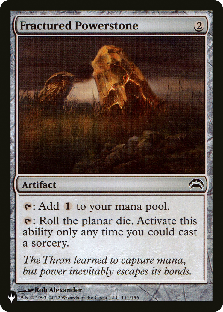 Fractured Powerstone (LIST-111/156) - The List