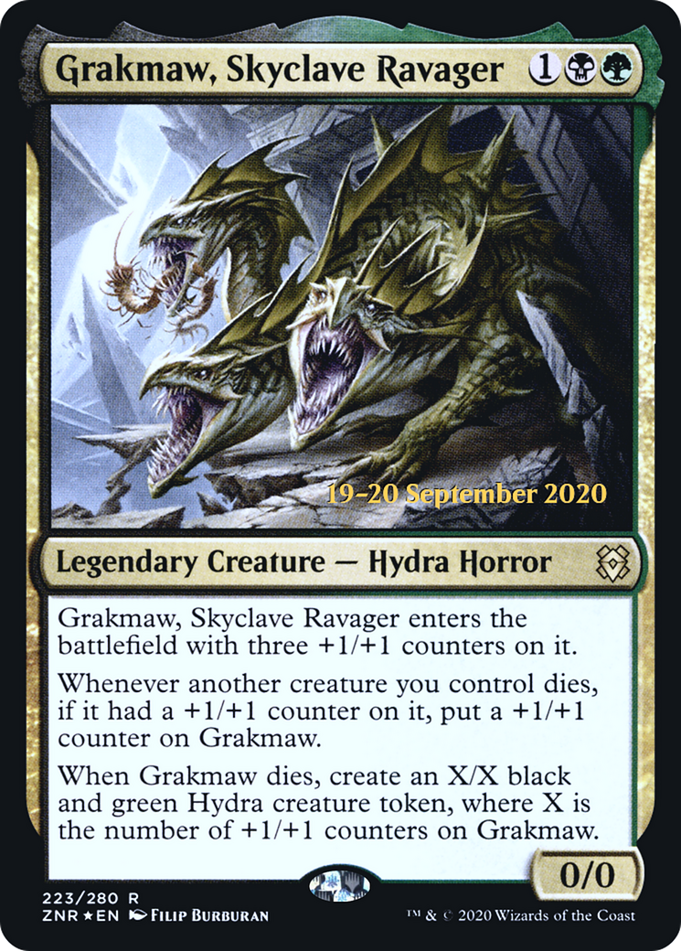 Grakmaw, Skyclave Ravager (PRE-223) - Zendikar Rising Promos Foil