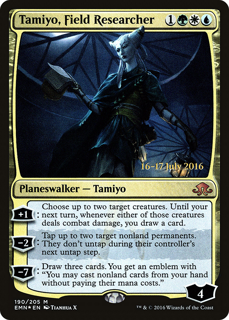 Tamiyo, Field Researcher (PRE-190) - Eldritch Moon Promos Foil