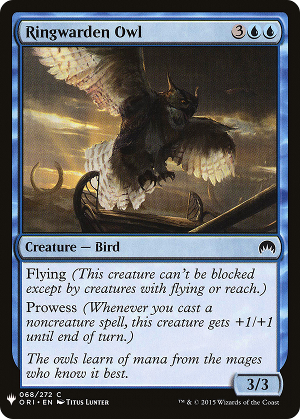 Ringwarden Owl (LIST-068) - The List