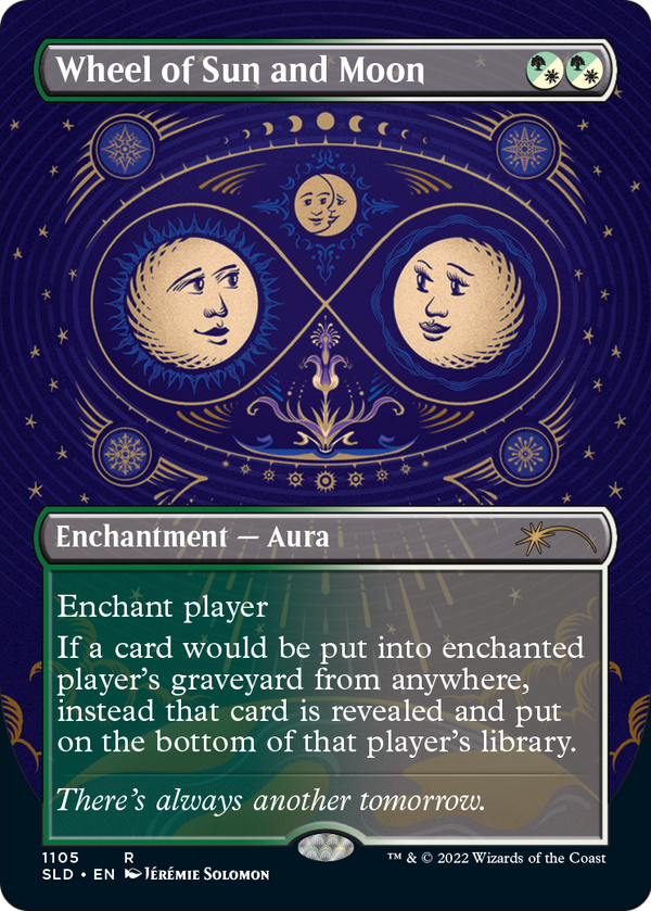 Wheel of Sun and Moon (Borderless) (SLD-1105) - Secret Lair Drop Foil