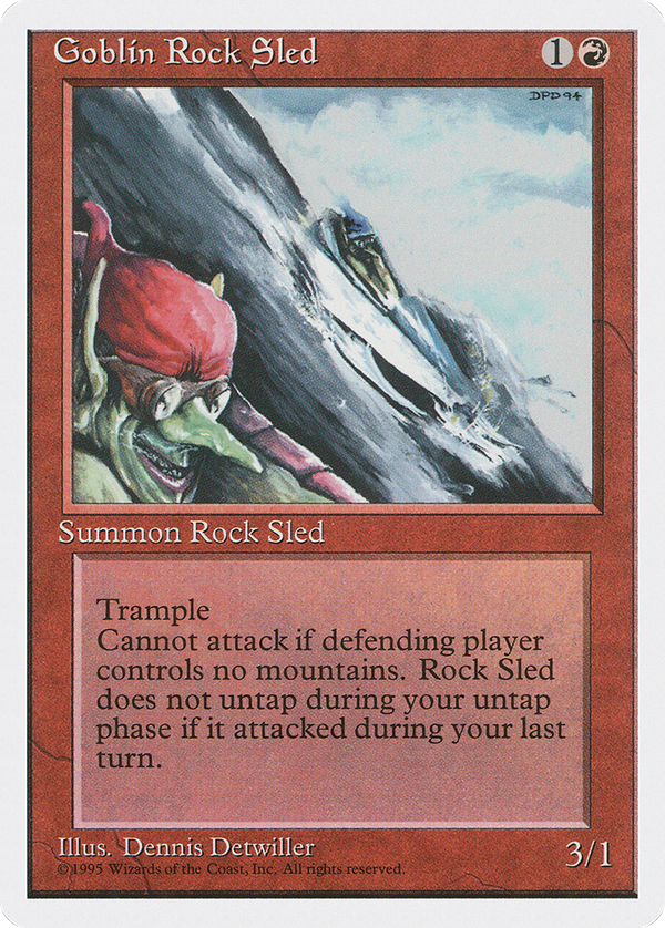 Goblin Rock Sled (4ED-) - Fourth Edition