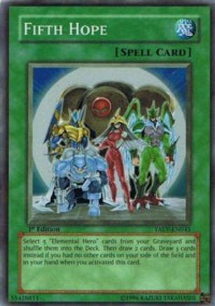 Fifth Hope (TAEV-EN045) - Tactical Evolution 1st Edition