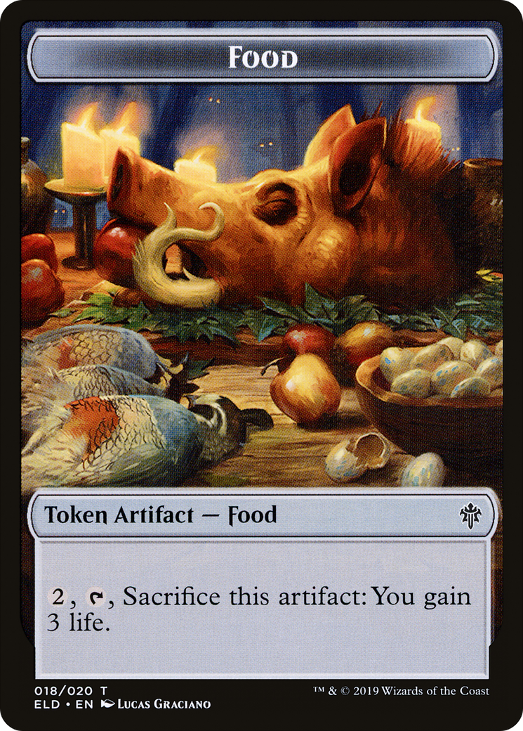 Food (TELD-018) - Throne of Eldraine Tokens Foil