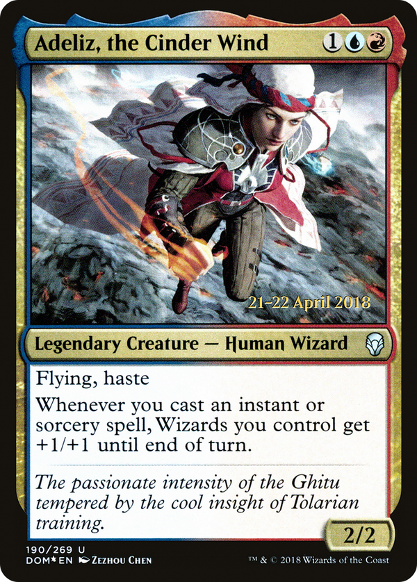 Adeliz, the Cinder Wind (PRE-190) - Dominaria Promos Foil