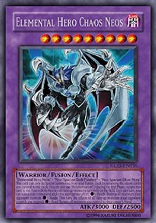 Elemental Hero Chaos Neos (GLAS-EN036) - Gladiator's Assault 1st Edition