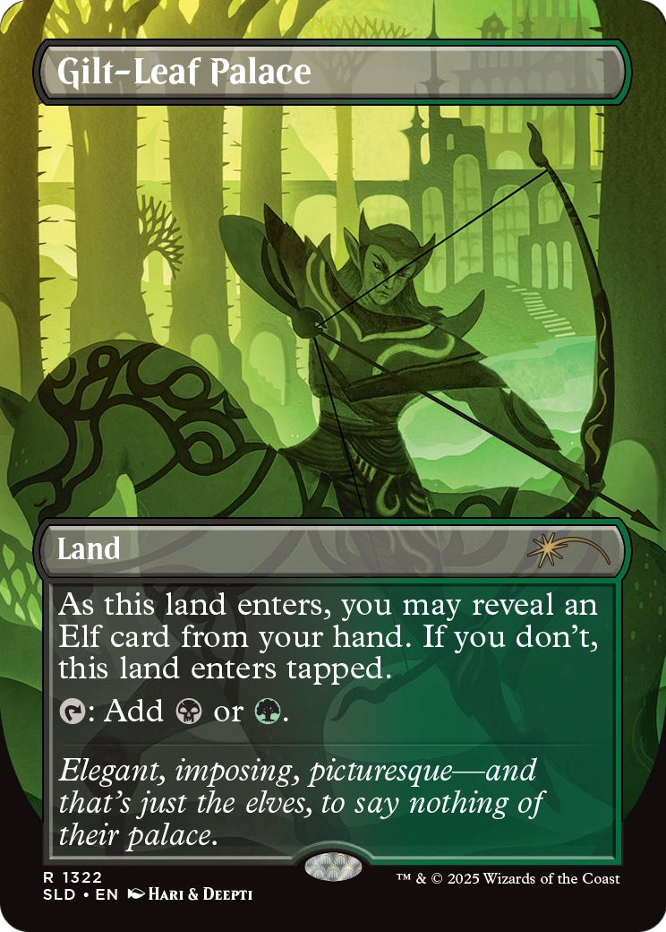 Gilt-Leaf Palace (SLD-1322) - Secret Lair Drop (Borderless)