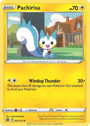 Pachirisu 052 SWSH09 Brilliant Stars - Uncommon
