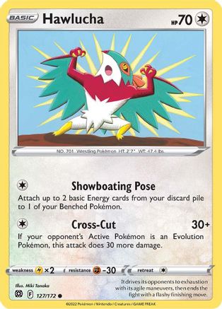 Hawlucha 127 SWSH09 Brilliant Stars - Common