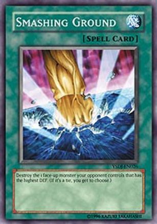 Smashing Ground (YSDJ-EN026) - Starter Deck: Jaden Yuki 1st Edition