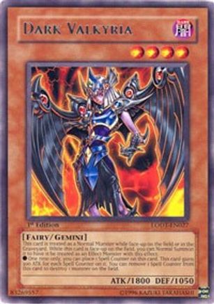 Dark Valkyria (LODT-EN027) - Light of Destruction 1st Edition