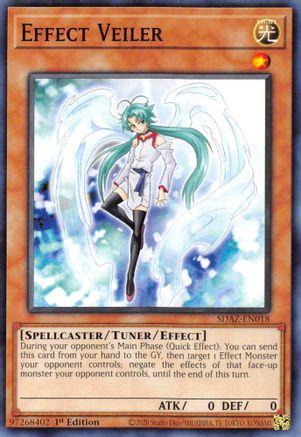 Effect Veiler (SDAZ-EN018) - Structure Deck: Albaz Strike 1st Edition