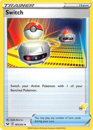 Switch (#52 Pikachu Stamped) 183/202 Battle Academy 2022 - Promo