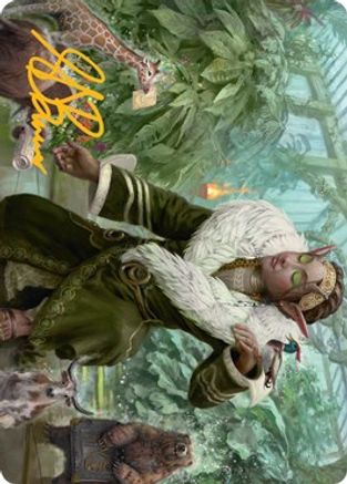 Rumor Gatherer Art Card (Gold-Stamped Signature) (ASSNC-007) - Art Series: Streets of New Capenna