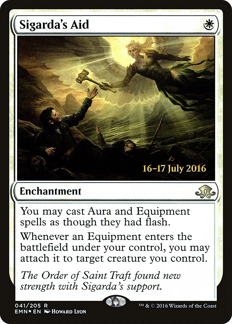 Sigarda's Aid (PRE-041) - Eldritch Moon Promos Foil