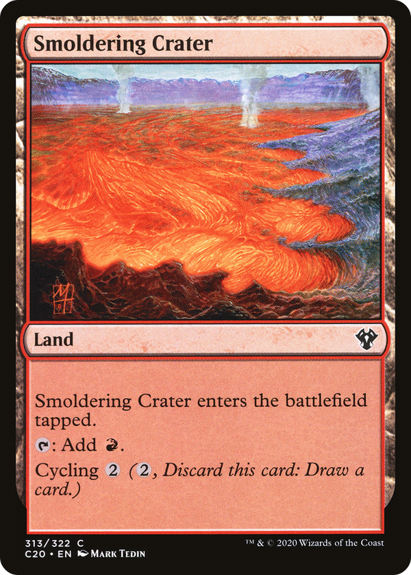 Smoldering Crater (C20-313) - Commander 2020